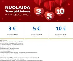 Reklaminis laikraštis Topo centras, galioja nuo 2025-01-31 iki 2025-02-14.