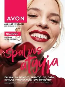 Reklaminis laikraštis Avon, galioja nuo 2025-02-01 iki 2025-02-28.