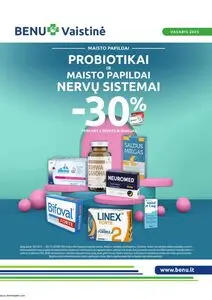 Reklaminis laikraštis BENU Vaistinė, galioja nuo 2025-02-01 iki 2025-02-28.