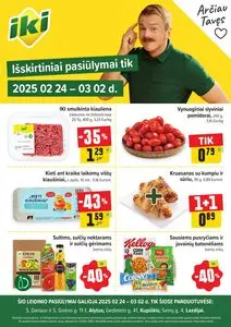 Reklaminis laikraštis Iki, galioja nuo 2025-02-24 iki 2025-03-02.