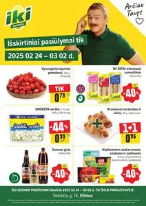 Reklaminis laikraštis Iki, galioja nuo 2025-02-24 iki 2025-03-02.