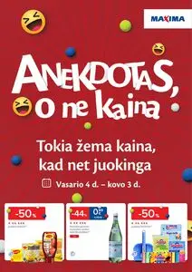 Reklaminis laikraštis Maxima, galioja nuo 2025-02-04 iki 2025-03-03.