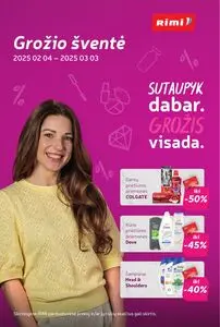 Reklaminis laikraštis Rimi, galioja nuo 2025-02-04 iki 2025-03-03.