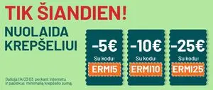 Reklaminis laikraštis Ermitažas, galioja nuo 2025-03-03 iki 2025-03-03.