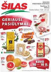 Reklaminis laikraštis Šilas, galioja nuo 2025-03-10 iki 2025-03-16.