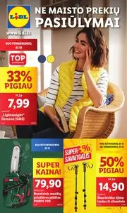 Reklaminis laikraštis Lidl, galioja nuo 2025-03-13 iki 2025-03-16.