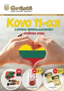 Reklaminis laikraštis Grūstė, galioja nuo 2025-03-11 iki 2025-03-20.