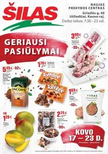 Reklaminis laikraštis Šilas, galioja nuo 2025-03-17 iki 2025-03-21.