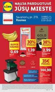 Reklaminis laikraštis Lidl, galioja nuo 2025-03-17 iki 2025-03-23.