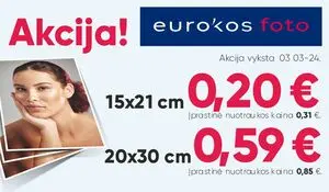 Reklaminis laikraštis Eurokos, galioja nuo 2025-03-03 iki 2025-03-24.