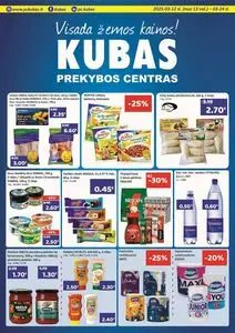 Reklaminis laikraštis Kubas, galioja nuo 2025-03-12 iki 2025-03-24.