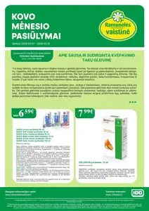 Reklaminis laikraštis Ramunėlės vaistinė, galioja nuo 2025-03-01 iki 2025-03-31.