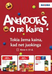 Reklaminis laikraštis Maxima, galioja nuo 2025-03-04 iki 2025-03-31.