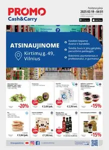 Reklaminis laikraštis Promo CashCarry, galioja nuo 2025-03-19 iki 2025-04-01.