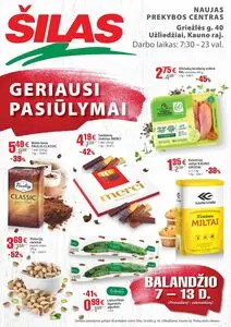 Reklaminis laikraštis Šilas, galioja nuo 2025-04-07 iki 2025-04-13.