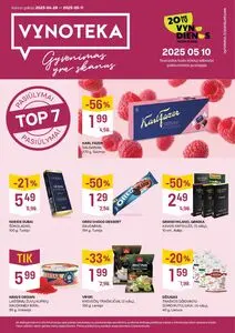 Reklaminis laikraštis Vynoteka, galioja nuo 2025-04-28 iki 2025-05-11.