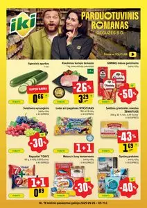 Reklaminis laikraštis Iki, galioja nuo 2025-05-05 iki 2025-05-11.