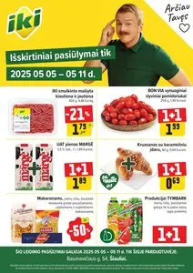 Reklaminis laikraštis Iki, galioja nuo 2025-05-05 iki 2025-05-11.