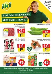 Reklaminis laikraštis Iki, galioja nuo 2025-05-05 iki 2025-05-11.
