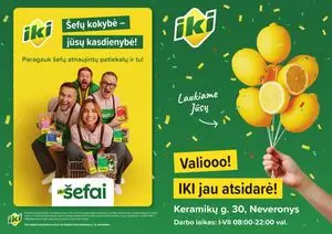 Reklaminis laikraštis Iki, galioja nuo 2025-05-08 iki 2025-05-11.