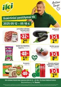 Reklaminis laikraštis Iki, galioja nuo 2025-05-12 iki 2025-05-18.