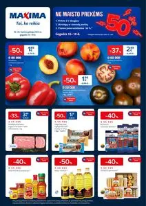 Reklaminis laikraštis Maxima, galioja nuo 2025-05-13 iki 2025-05-19.