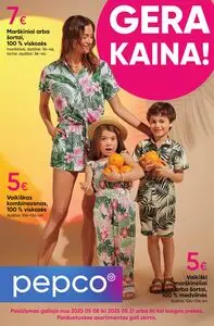 Reklaminis laikraštis PEPCO, galioja nuo 2025-05-08 iki 2025-05-21.