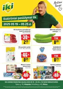 Reklaminis laikraštis Iki, galioja nuo 2025-05-19 iki 2025-05-25.