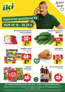 Reklaminis laikraštis Iki, galioja nuo 2025-05-19 iki 2025-05-25.