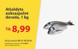 Reklaminis laikraštis Norfa, galioja nuo 2025-05-21 iki 2025-05-25.