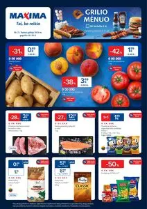 Reklaminis laikraštis Maxima, galioja nuo 2025-05-20 iki 2025-05-26.