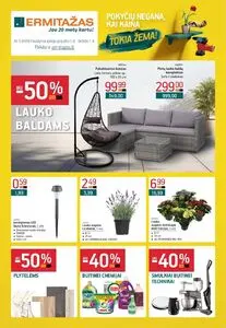 Reklaminis laikraštis Ermitažas, galioja nuo 2025-05-05 iki 2025-06-01.