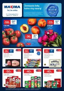 Reklaminis laikraštis Maxima, galioja nuo 2025-05-27 iki 2025-06-02.