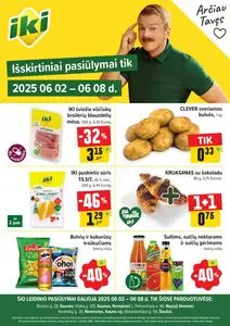 Reklaminis laikraštis Iki, galioja nuo 2025-06-02 iki 2025-06-08.