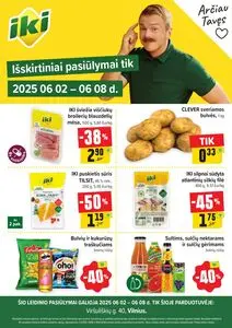 Reklaminis laikraštis Iki, galioja nuo 2025-06-02 iki 2025-06-08.