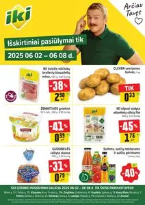 Reklaminis laikraštis Iki, galioja nuo 2025-06-02 iki 2025-06-08.