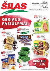 Reklaminis laikraštis Šilas, galioja nuo 2025-06-02 iki 2025-06-08.