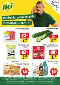 Reklaminis laikraštis Iki, galioja nuo 2025-06-09 iki 2025-06-15.