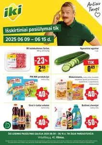 Reklaminis laikraštis Iki, galioja nuo 2025-06-09 iki 2025-06-15.