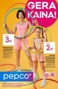 Reklaminis laikraštis PEPCO, galioja nuo 2025-06-05 iki 2025-06-18.