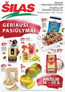 Reklaminis laikraštis Šilas, galioja nuo 2025-06-16 iki 2025-06-22.