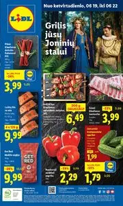 Reklaminis laikraštis Lidl, galioja nuo 2025-06-19 iki 2025-06-22.