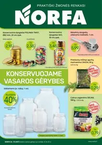 Reklaminis laikraštis Norfa, galioja nuo 2025-06-12 iki 2025-06-25.