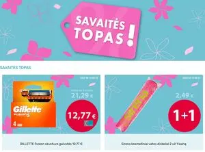 Reklaminis laikraštis Drogas, galioja nuo 2025-06-19 iki 2025-06-25.