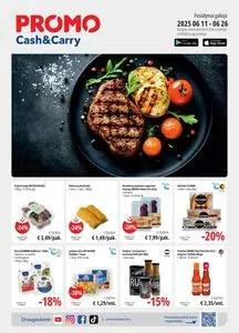 Reklaminis laikraštis Promo CashCarry, galioja nuo 2025-06-11 iki 2025-06-26.