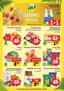 Reklaminis laikraštis Iki, galioja nuo 2025-06-23 iki 2025-06-29.