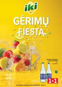 Reklaminis laikraštis Iki, galioja nuo 2025-06-23 iki 2025-06-29.