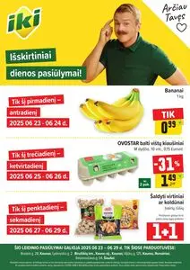 Reklaminis laikraštis Iki, galioja nuo 2025-06-23 iki 2025-06-29.