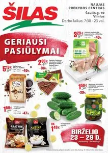 Reklaminis laikraštis Šilas, galioja nuo 2025-06-23 iki 2025-06-29.