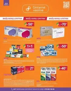 Reklaminis laikraštis Gintarinė vaistinė, galioja nuo 2025-06-01 iki 2025-06-30.